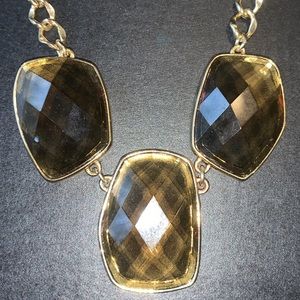 Vintage Bill Blass smoked necklace